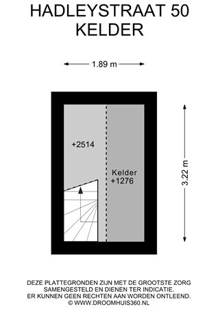 Floorplan - Hadleystraat 50, 1431 SN Aalsmeer